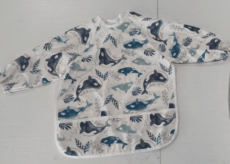 Long Sleeve Baby Bib — long sleeve baby bib